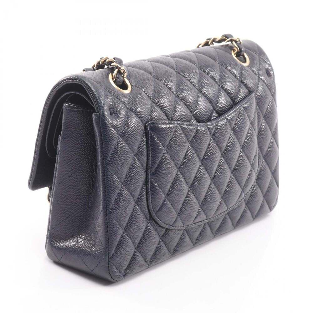 Chanel Matelassé Double Flap Shoulder Bag/Handbag, Caviar Leather (Grained Ca... - Picture 2 of 11